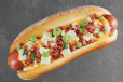 Bacon And Double Cheese Loaded Hotdog
