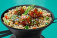 VRG FRIED RICE WITH GOBI MANCHURIAN GRAVY