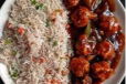 VEG FRIED RICE WITH CHILLI GOBI GRAVY