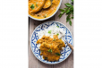 STEAM RICE WITH SPICY KING FISH CURRY