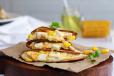 Paneer, Sweet Corn and Cheese Quesadillas (Veg)