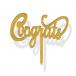 Congrats Gold Topper