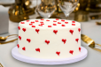 Red Heart Cake