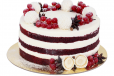 Red Velvet Snow Cake