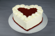 Red Velvet Heart  Cake