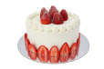 Snow Strawberry Cake