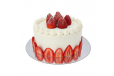 Snow Strawberry Cake