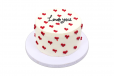 Red Heart Cake