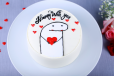 Flork Valentine Cake
