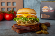 Fried Chicken Burger With fries