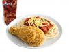 1 Piece Chickenjoy With Spaghetti And Drink