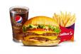 Jolliburger Deluxe Double Meal