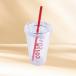 Reusable Insulated Clear Cup with Straw (Cooler Cup)