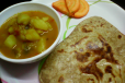 Plain Paratha Combo with aloo sabzi