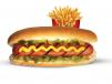 Hot Dog ِAnd Fries