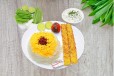 Chicken kabab with rice 