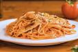 Spaghetti Pink Sauce With Grilled Chicken