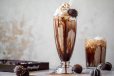Chocolate milk shake