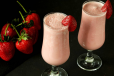 Strawberry milk shake