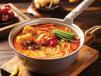 Pickled Pepper Rice Noodles With Chicken Soup
