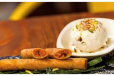 Carrot Cigar With Ice Cream