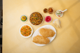 Giant Indian Combo Desi Street Food With Pulao