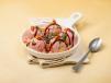 Strawberry Dahi Bhalla