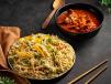 Hakka Noodles With Schezwan Chicken Dumplings