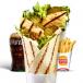 King’s Wrap - Grilled Chicken Large Meal