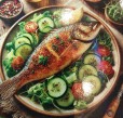 Sea Bass Fish Grill Or Fr