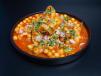 Samosa Chaat With Choley