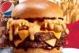 The Beef Big Cheese Burger Meal