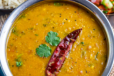 Dal With Rice And Pickle