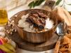Beef Shawarma Shami Fatteh Platter