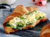 Scrambled Eggs Filled Cheese Croissant