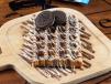Nutella White Waffle With Oreo