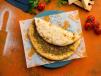 Zaatar With Cheese Manakeesh