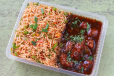 IFTAR MEALS..VEG FRIED RICE WITH GOBI MANJURIAN COMBO