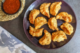 VEG MOMOS FRIED 8 PCS
