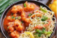 NOODLES WITH GOBI MANCHURIAN