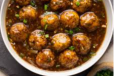 VEG MANJURIAN BALLS GRAVY