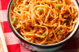 CRISPY NOODLES IN SCHEZWAN SAUCE