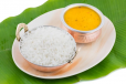 STEAMED RICE WITH DAL TADKKA