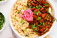 VEG PULAO WITH RAJMA MASALA