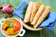 3 Chappathies Potato Masala Curry