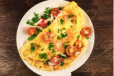 Two Egg Omlette With Tomato