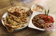 Stuffed Kulcha with Chole
