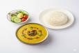Dal Fry + Steamed Rice + Salad