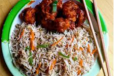 VEG FRIED RICE and GOPI MANCHURIAN