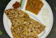 Aloo Cheese Onion Paratha  (amul Cheese)